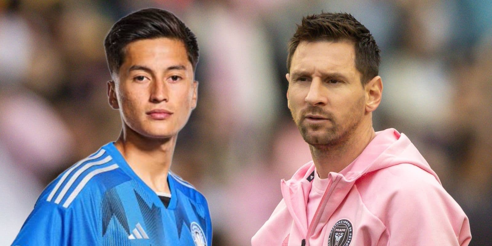 Paren todo, el central mexicano que le acaba de anotar un gol al equipo de Messi.