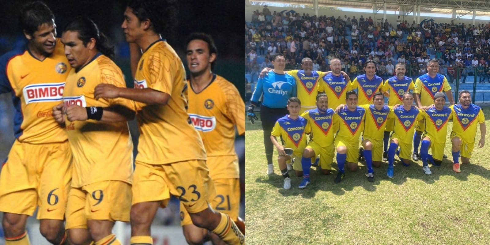 Partido de exhibición de ex jugadores americanistas.