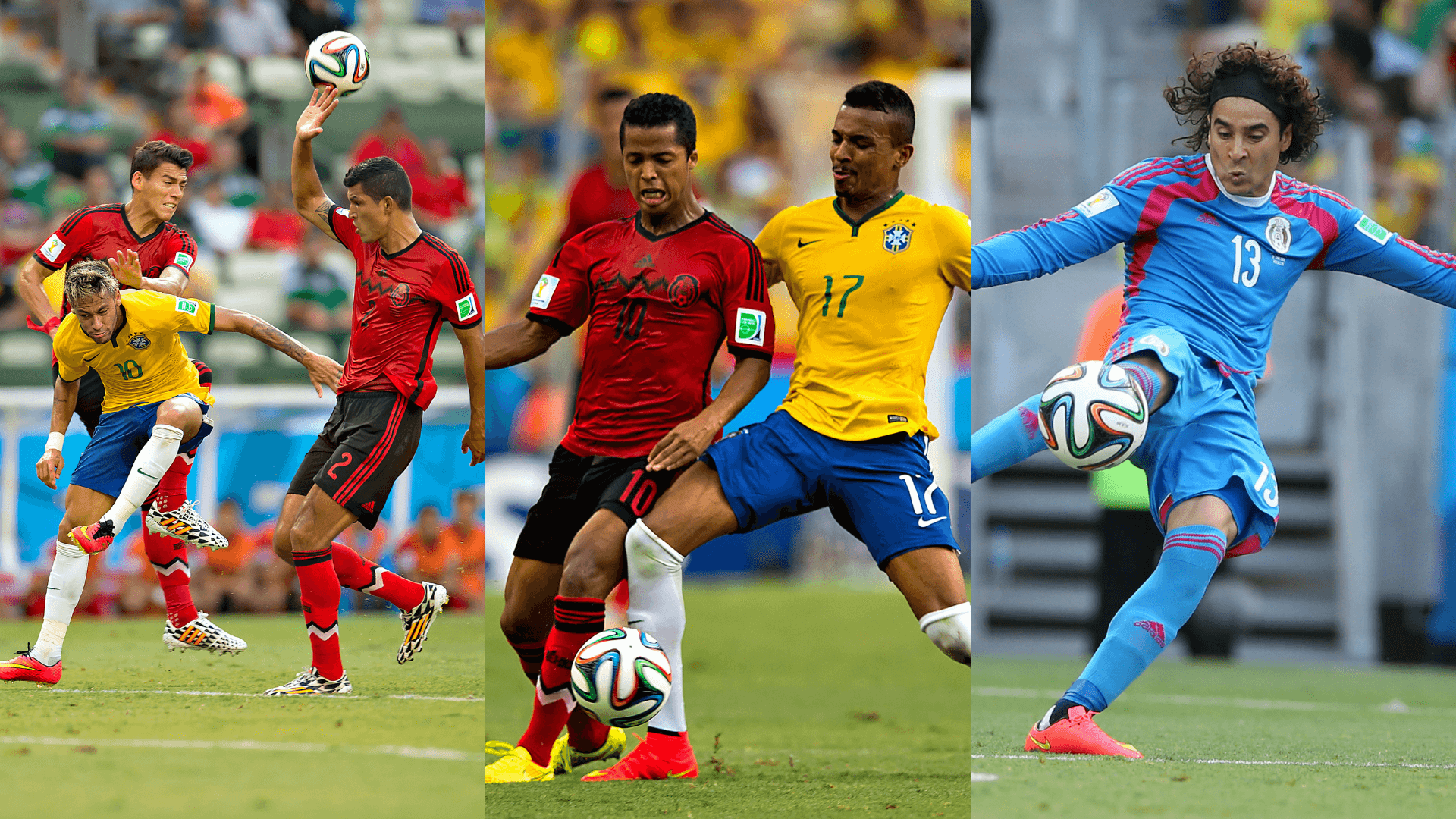 Partido de México vs Brasil en el Mundial de 2014. | Foto: Mex Sport