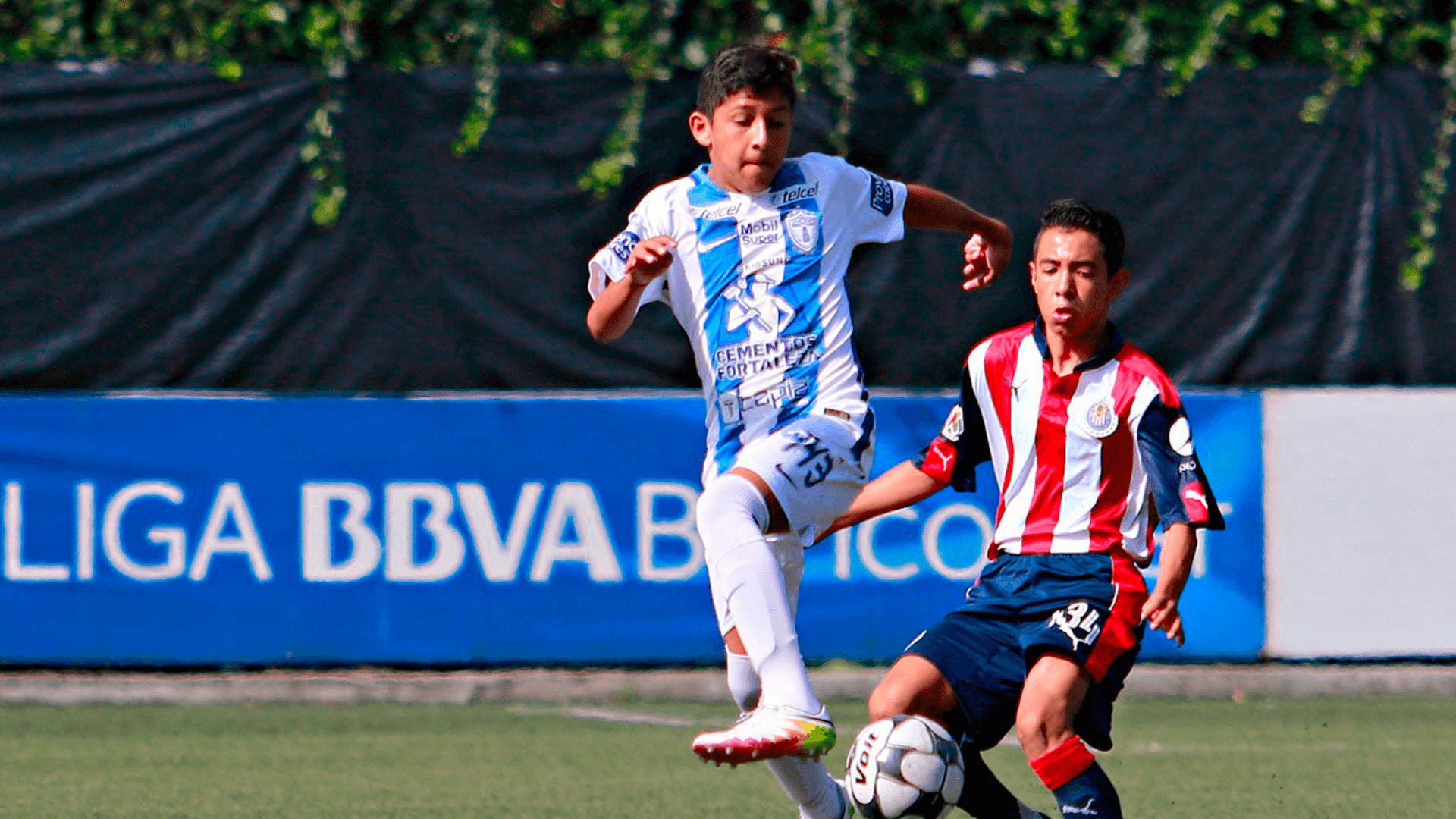 Partido de Sub 13. | Foto: X oficial de @LigaBBVAMX
