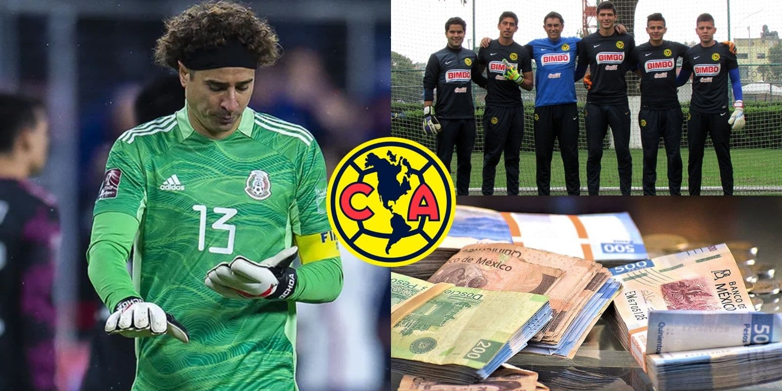 Pasó toda su carrera en la sobre de Memo Ochoa y ahora saca dinero a costillas del Club América.