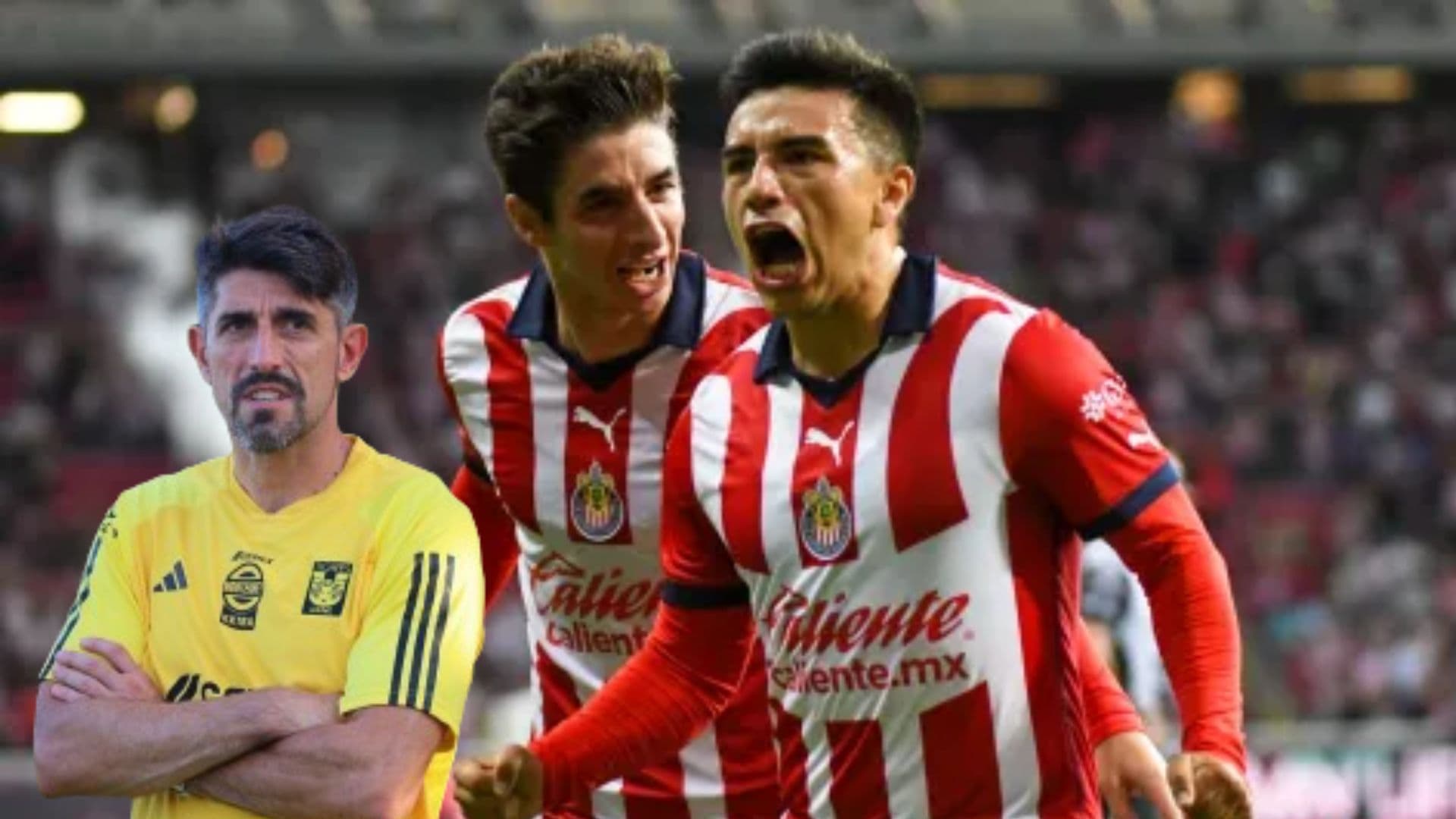 Pauno con Tigres y Nene y Cone celebran