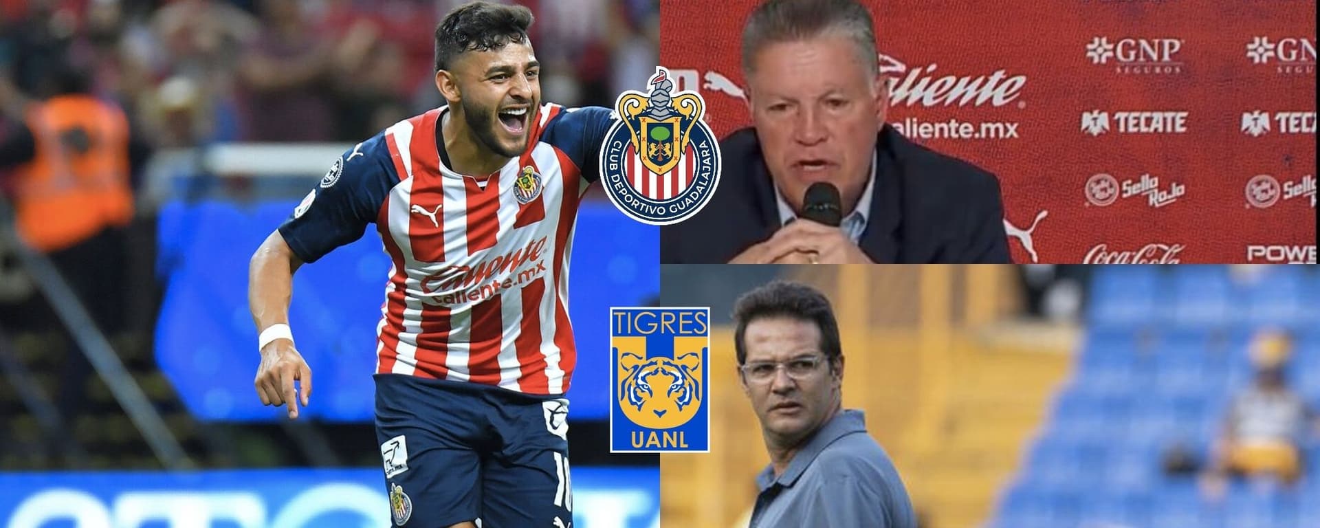 Peláez sale de Chivas, Alexis Vega muestra que era su protector y se destapa que Tigres tiene interés por él.