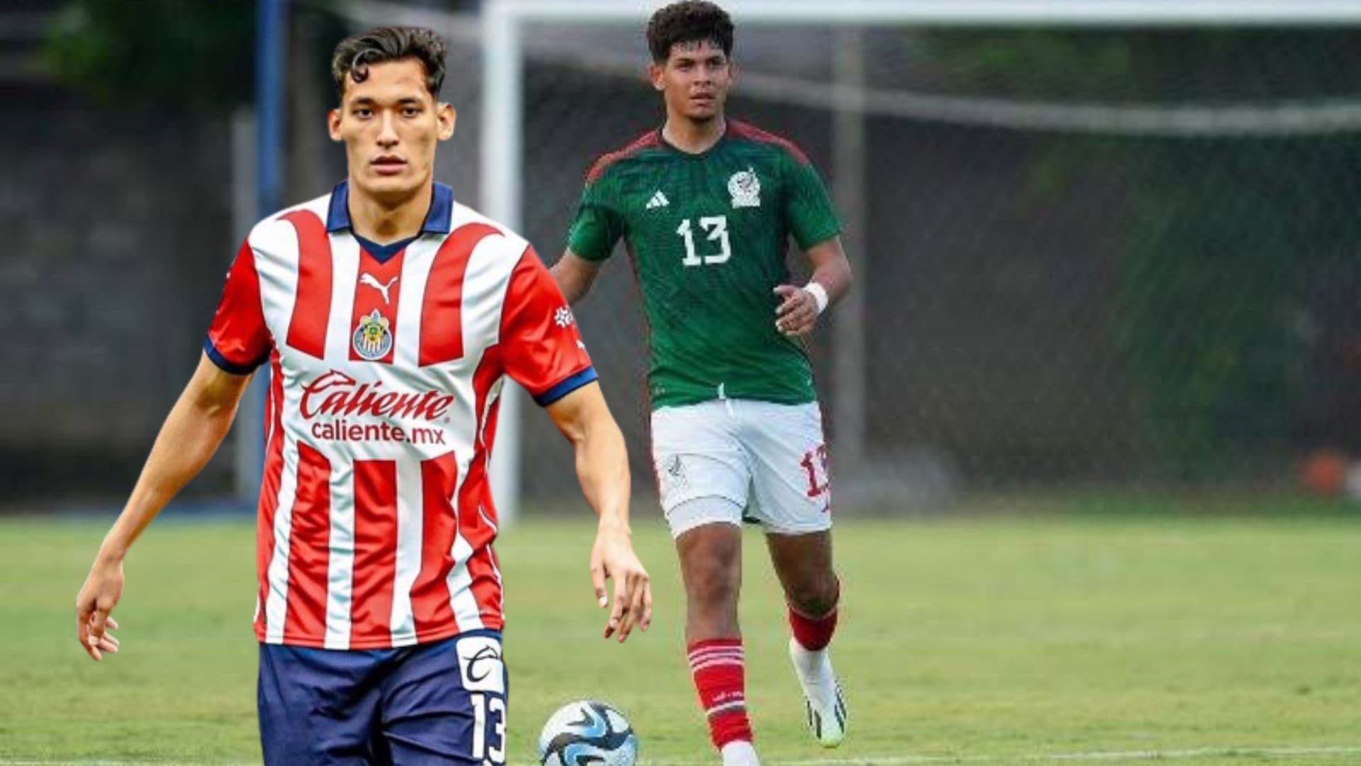 Pelayo con selección y Chiquete con Chivas