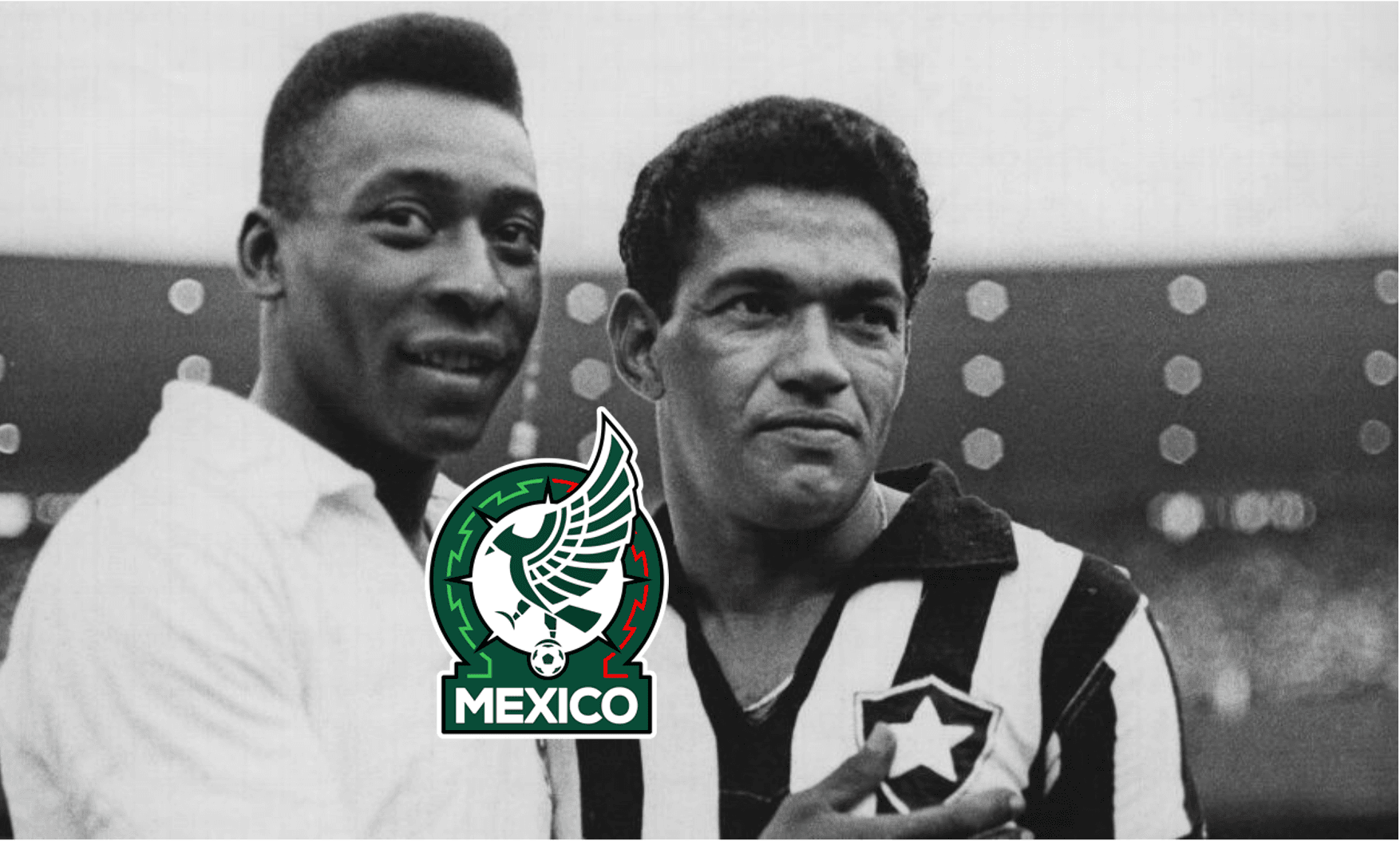 Pelea y Garrincha en un estadio de Brasil (Fuente: ESPN)
