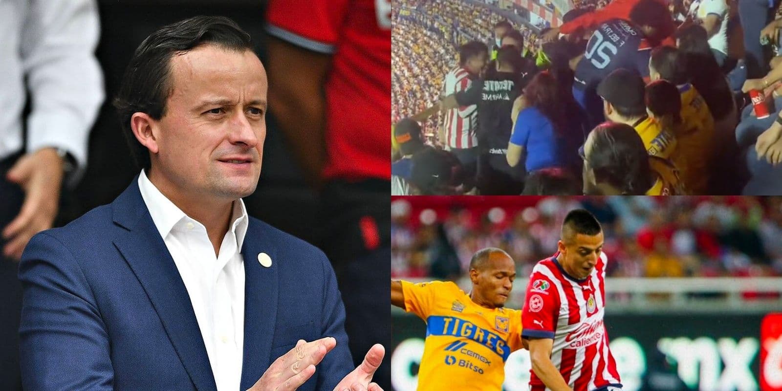 Perdieron en la cancha y en las gradas, la sanción que recibiría Tigres por incidente con fan de Chivas