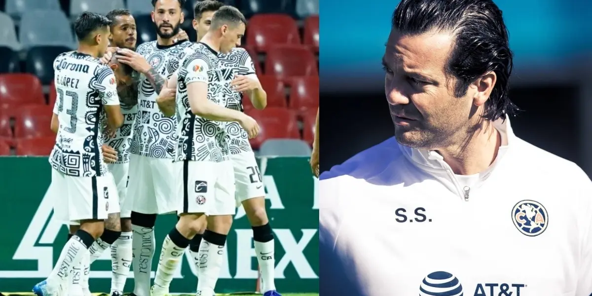 Pese a la victoria, Santiago Solari pone mano dura en el Club América para que los jugadores no se confíen.