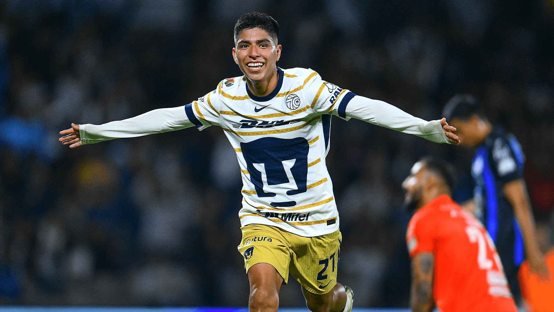 Piero Quispe reveló una sorpresa con su festejó al gol vs Gallos / Foto: MexSport