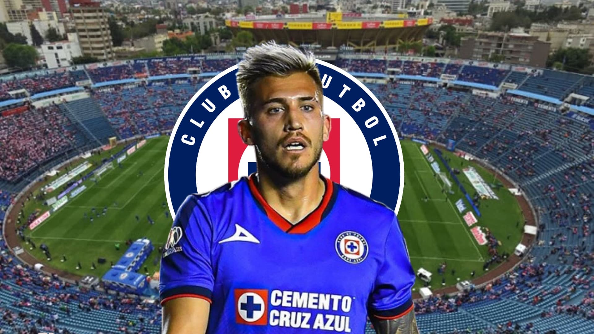 Piovi, escudo de Cruz Azul Estadio de los Deportes