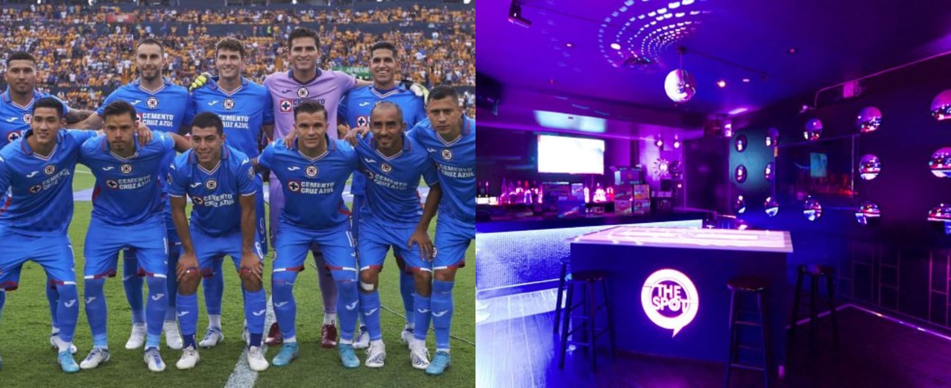 Por el cumpleaños del lateral derecho cementero Juan Escobar, varios elementos azules se van de fiesta a un karaoke