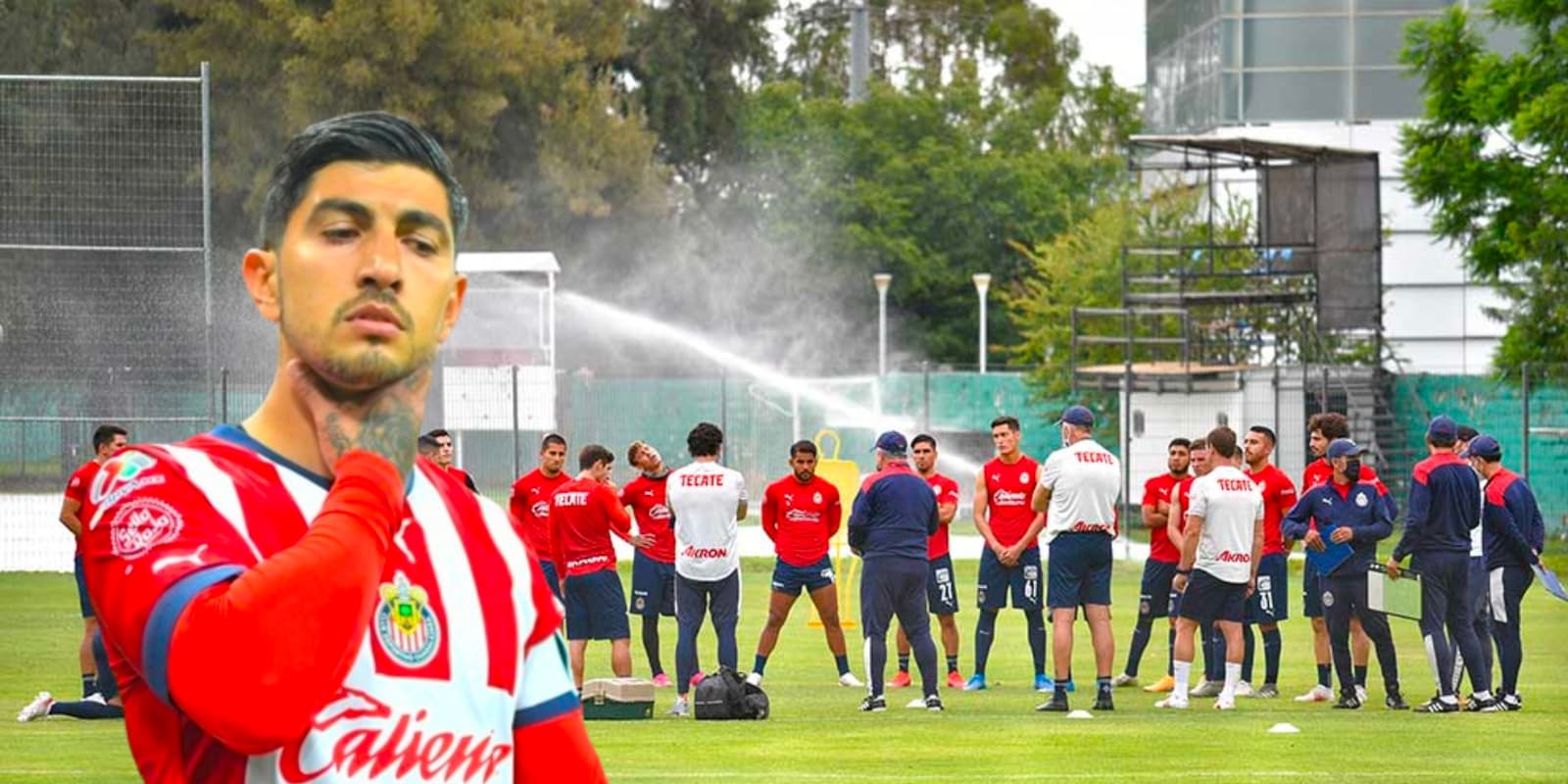 ¿Por eso no rinde? El TikTok que muestra a Guzmán en las prácticas con Chivas