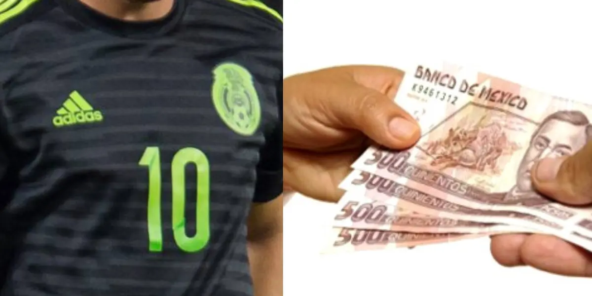Portó la 10 de México en su espalda y quedó a deber con el jersey del seleccionado nacional, ahora gana 89 pesos.