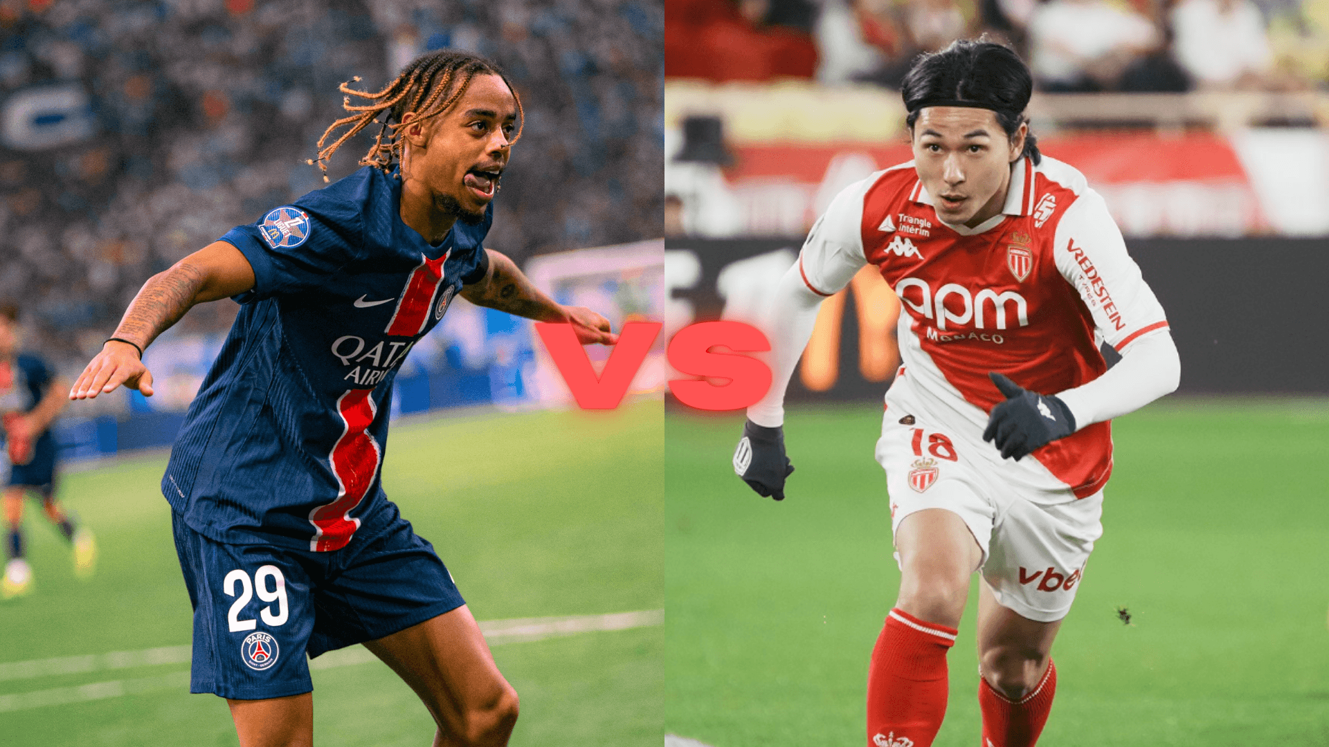 PSG vs AS Mónaco | Foto: @PSG_inside y @AS_Monaco