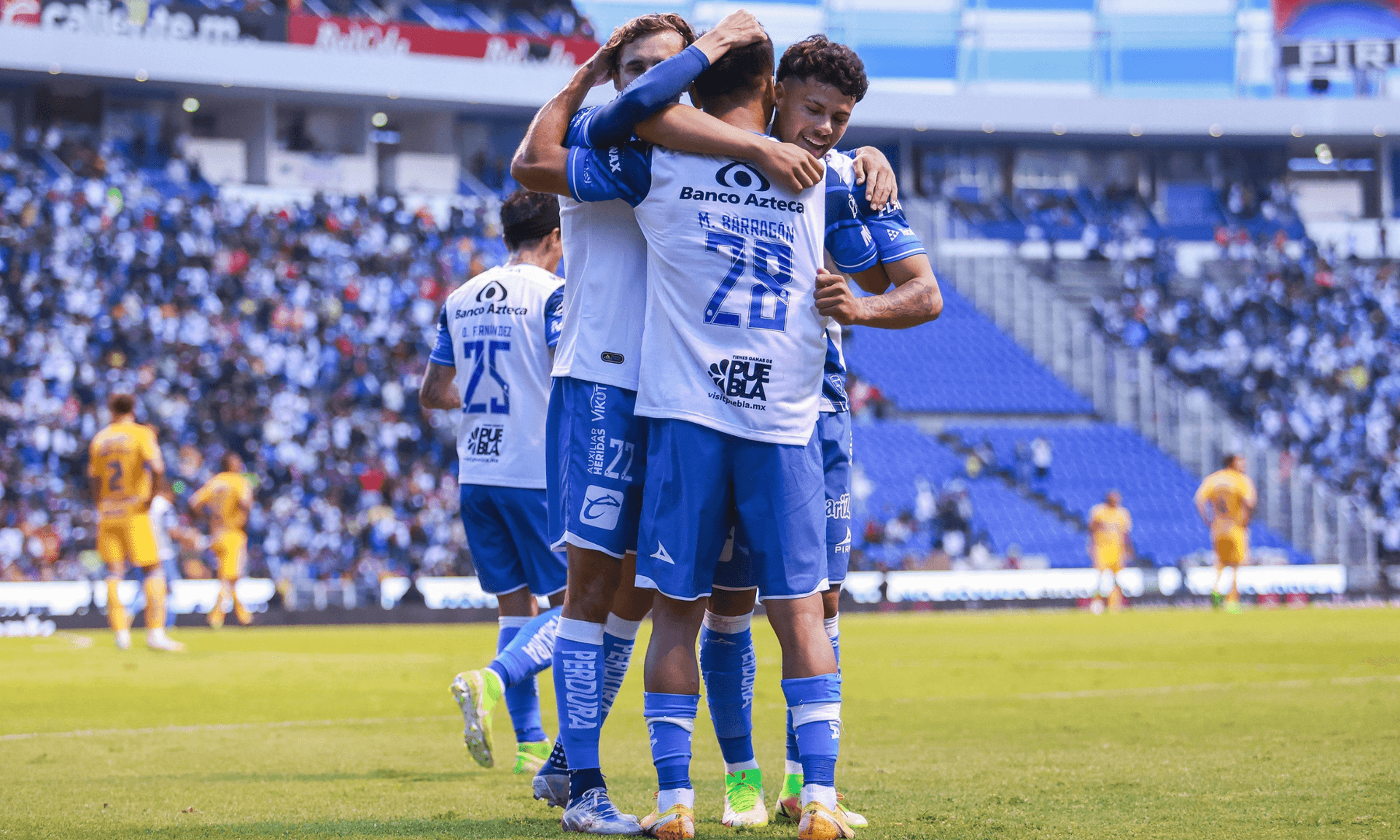 Puebla da un golpe de autoridad y pone en su lugar a unos Tigres que muestran una bipolaridad futbolística en el cierre del campeonato