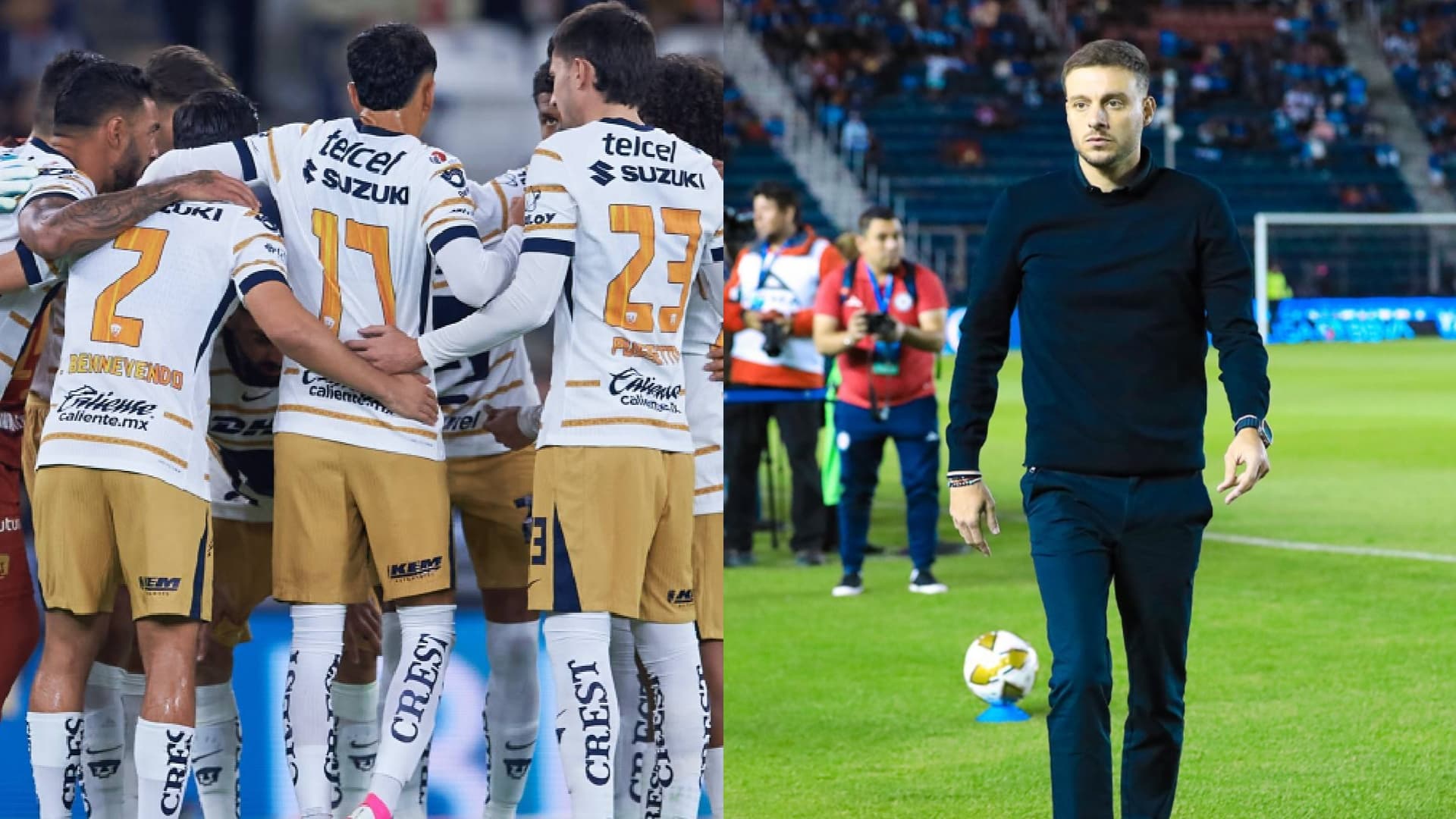 Pumas le da la mejor noticia a Martín Anselmi | foto: Especial