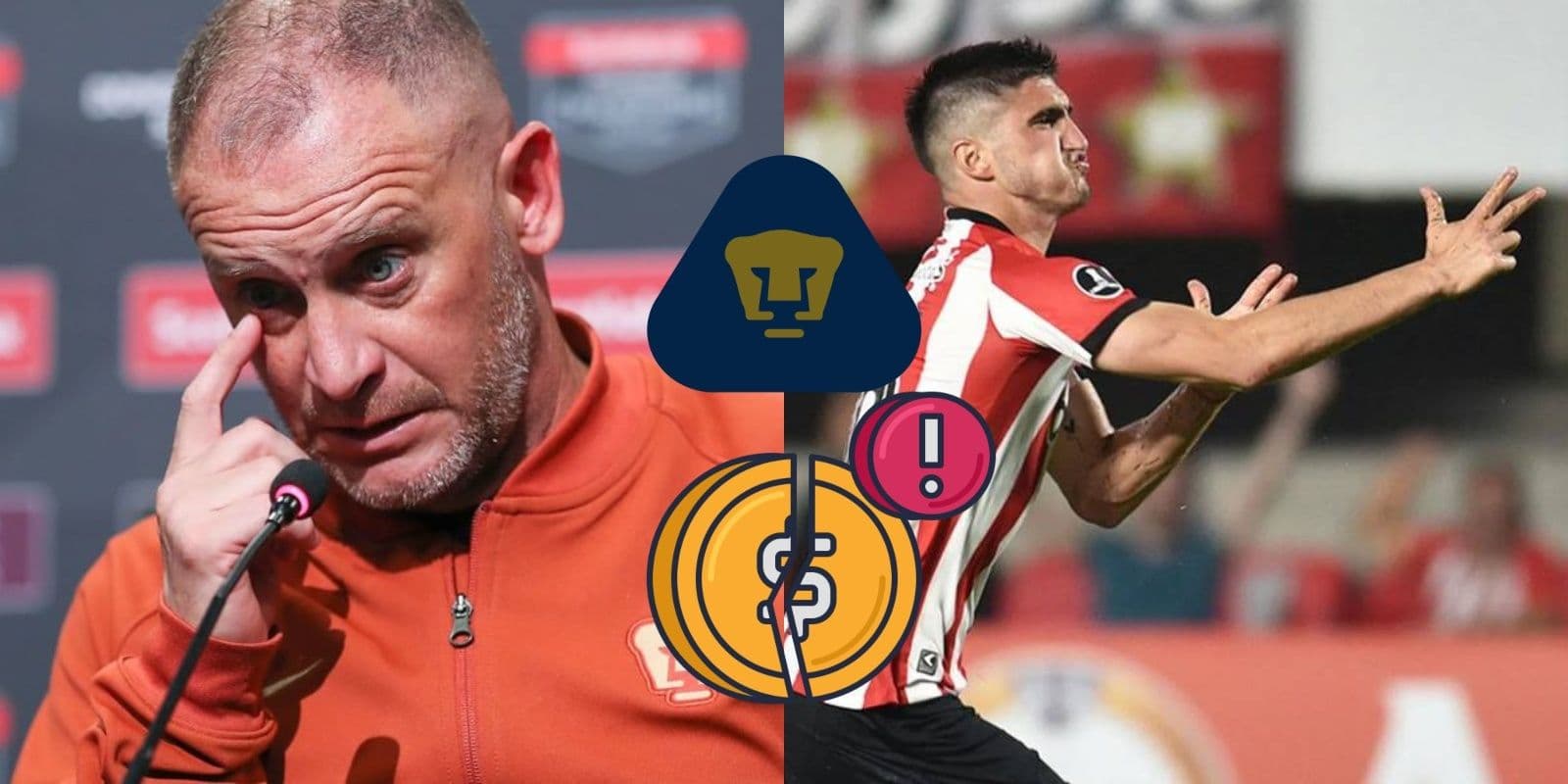 Pumas pagó una millonada por Gustavo Del Prete a Estudiantes.
