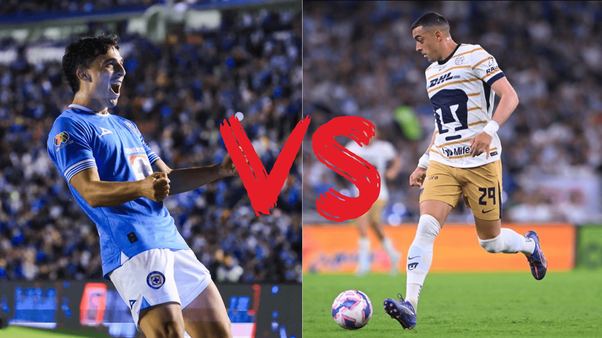 Pumas recibe a Cruz Azul en partido de la J14 de Liga MX / Foto: @cruzazul y @pumasmx
