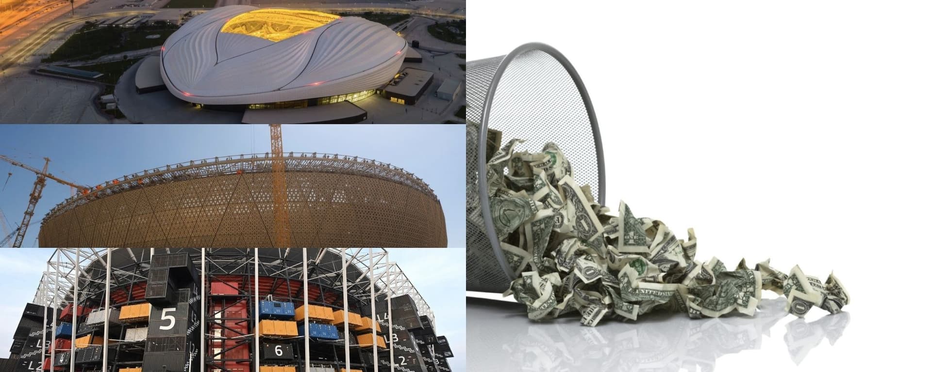 Qatar gasta una millonada en un estadio que después no podrá utilizar.