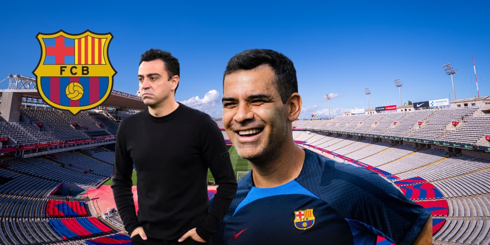 Rafa y Xavi en Barcelona