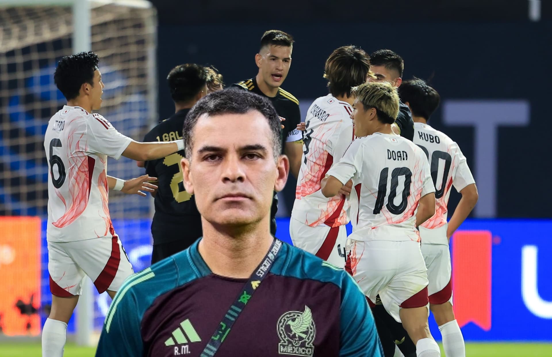Rafael Márquez y elementos de Japón y Selección Mexicana/ Foto ABC Noticias.