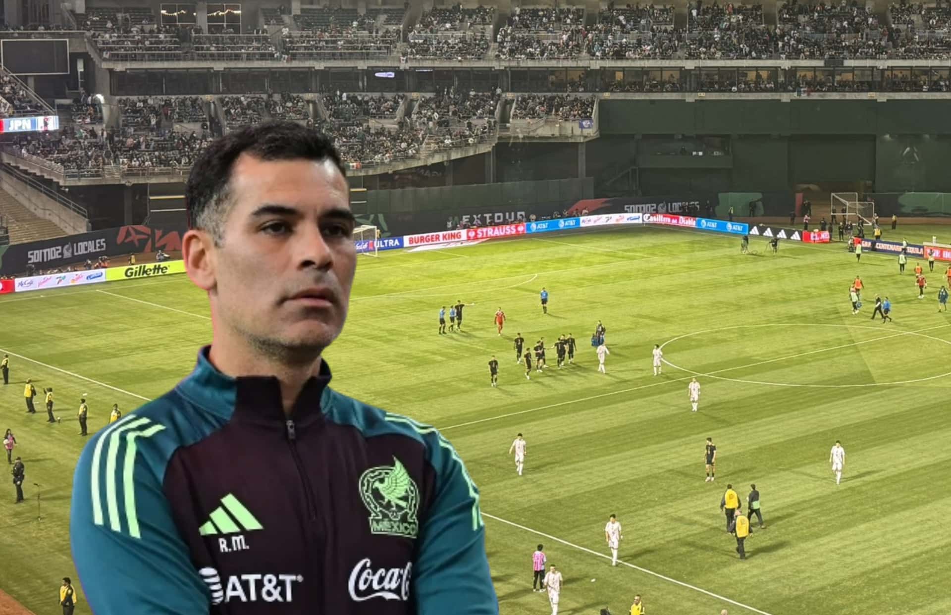 Rafael Márquez y Oakland Coliseum/Foto 'X'.