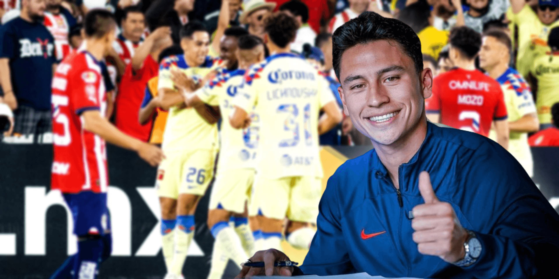 Ramón Juárez durante su renovación con el América