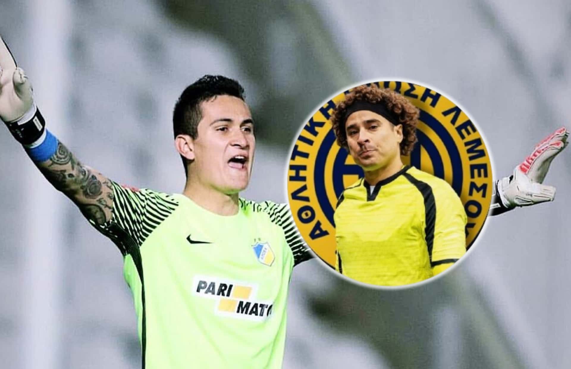 Raúl Gudiño y Guillermo Ochoa/Foto 'X'.