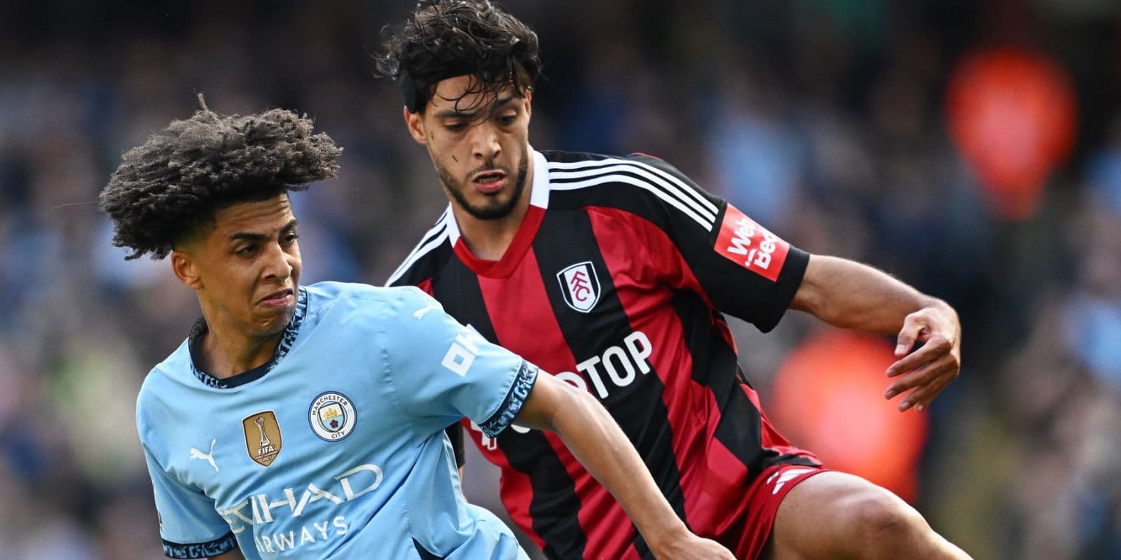 Raúl Jiménez ante Manchester City (Fuente: Premier League)