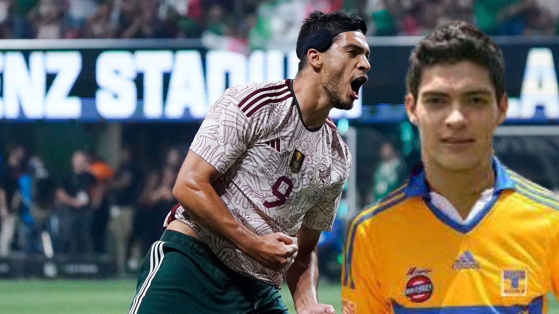 Raúl Jiménez en el Tri y en Tigres Foto: Infobae