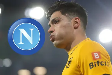 Raúl Jiménez recibe una sorpresiva noticia de los Wolves gracias al Napoli 