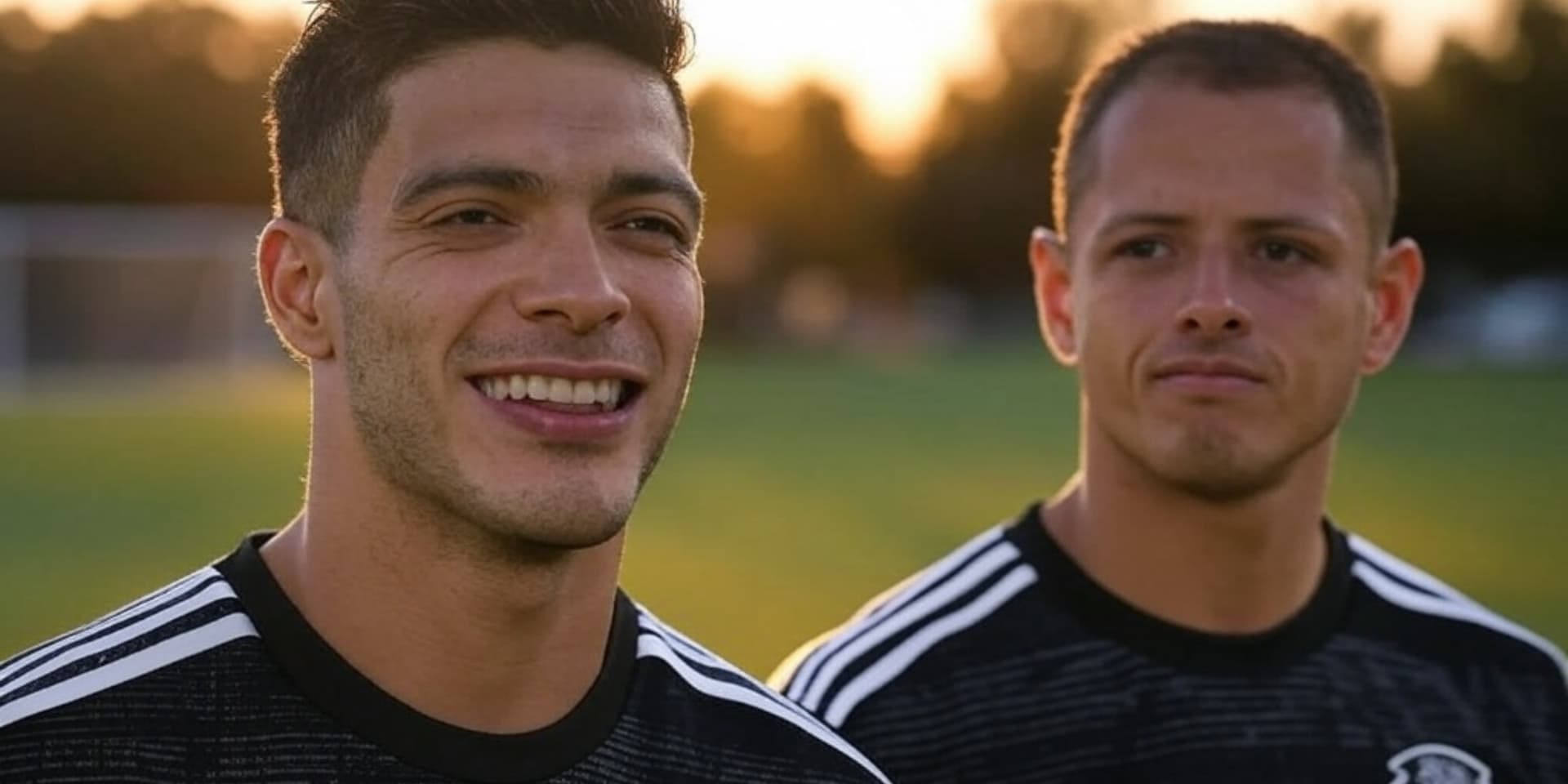 Raúl Jiménez y Javier Hernández en la Selección Mexicana / Foto: GROK