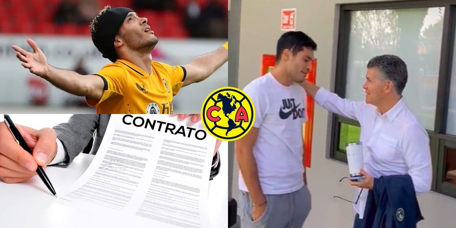 Raúl Jiménez ya está en México y fue visto en las instalaciones de Coapa junto con Héctor González Iñarritu.