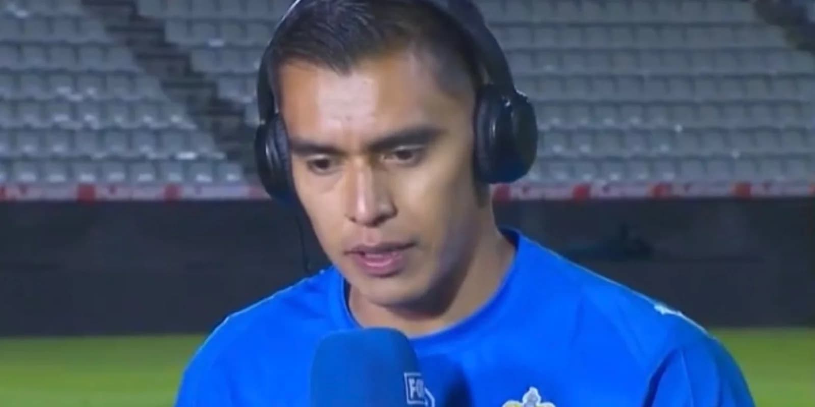 Raúl Rangel en entrevista post partido / FOTO FOX