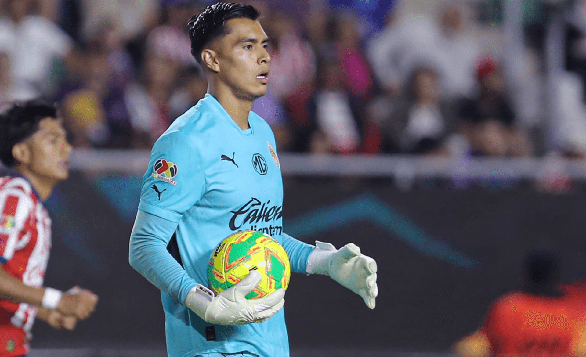 Raúl Rangel en un partido de las Chivas (Fuente: Mexsports)