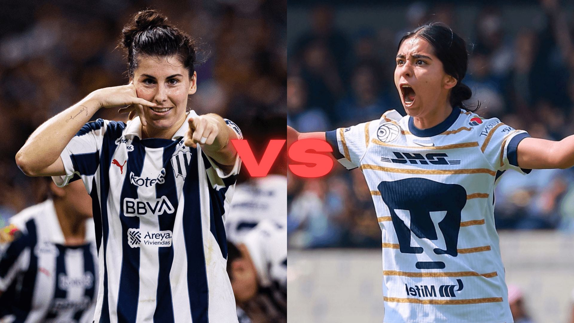 Rayadas (F) vs Pumas UNAM (F) | Fotos: @Rayadas y @PumasMXFemenil