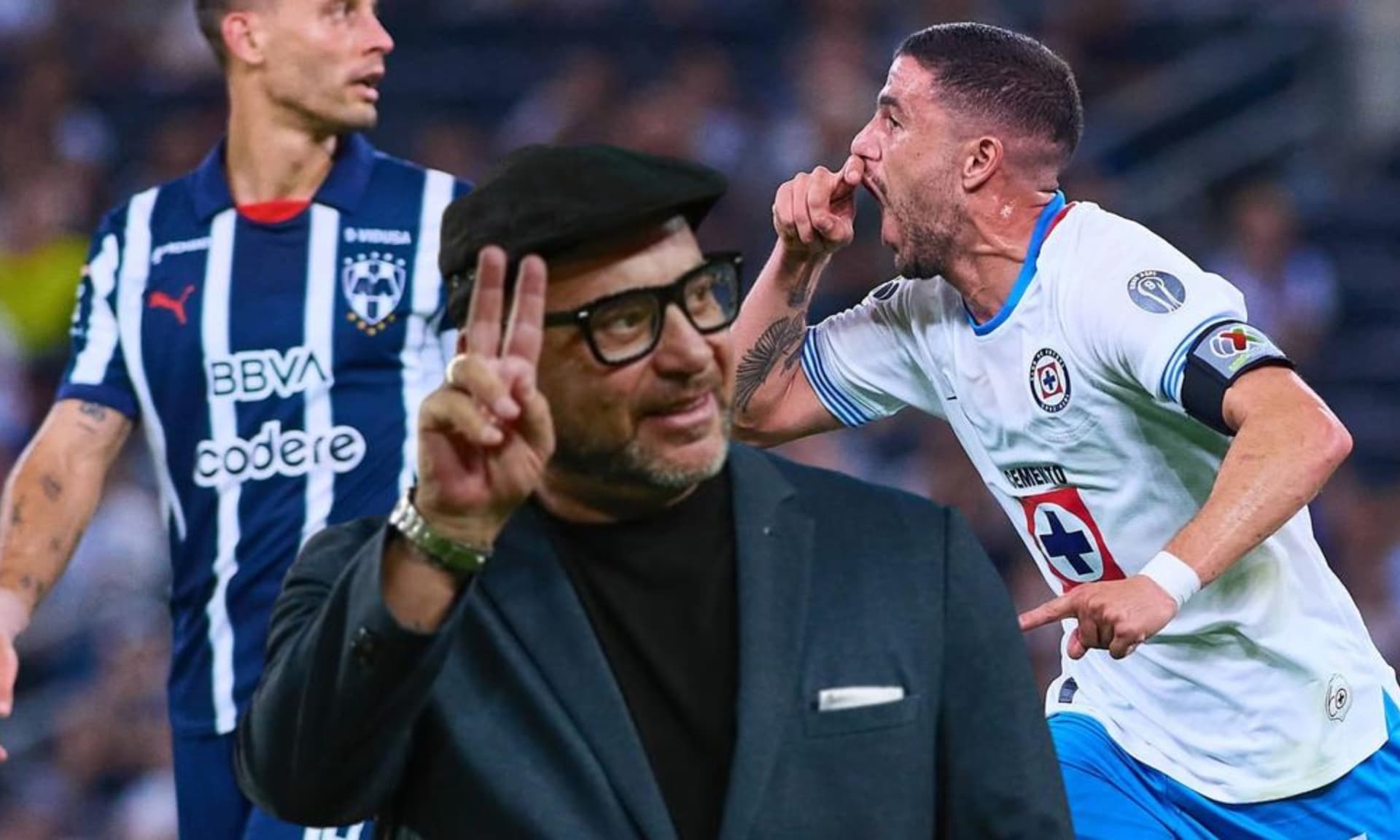 Rayados de Monterrey goleado ante el combinado de Cruz Azul (Fuente: El Porvenir)