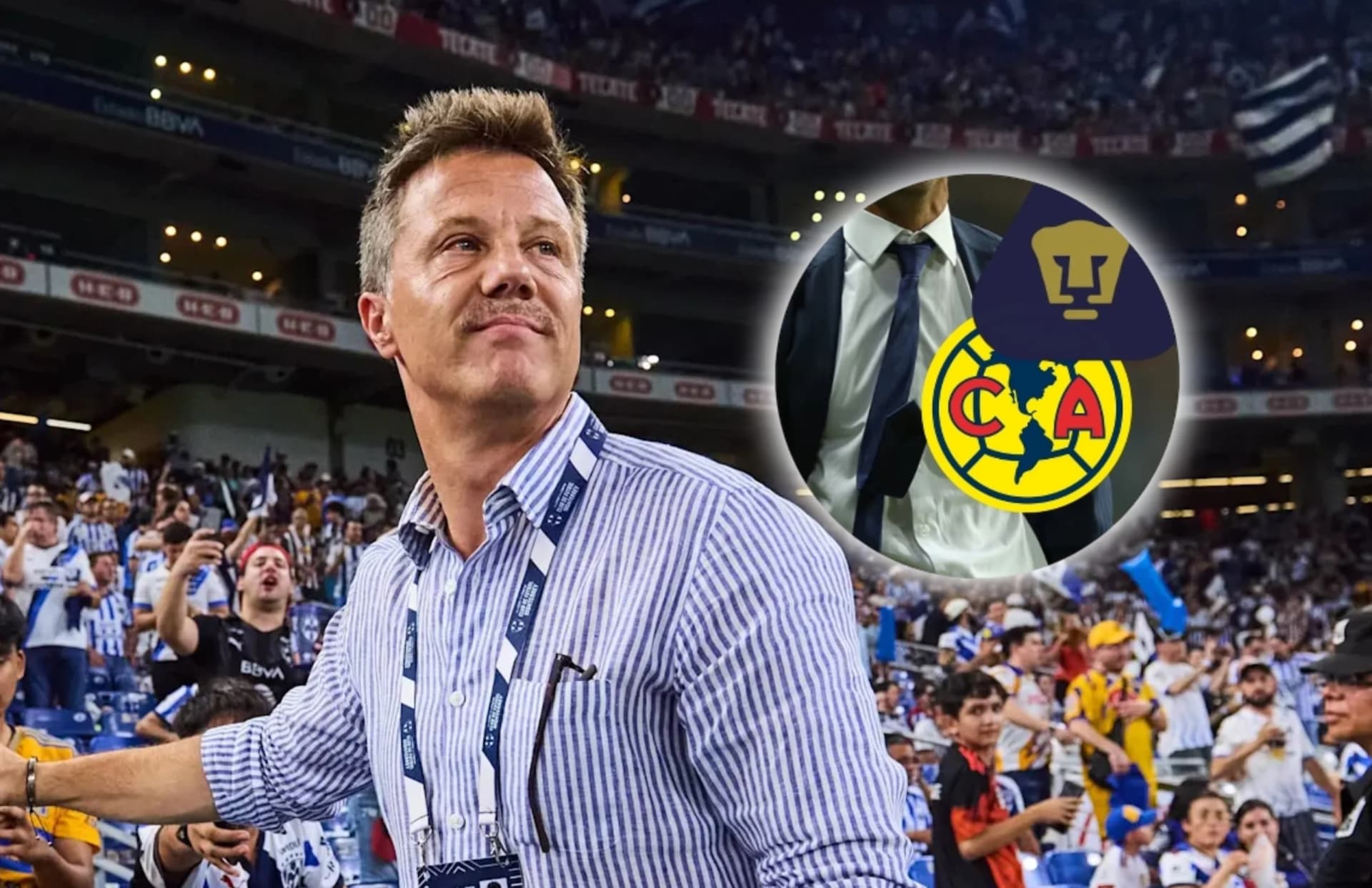 Rayados de Monterrey podría estrenar nuevo técnico y el charrúa es un serio candidato para hacerlo.
