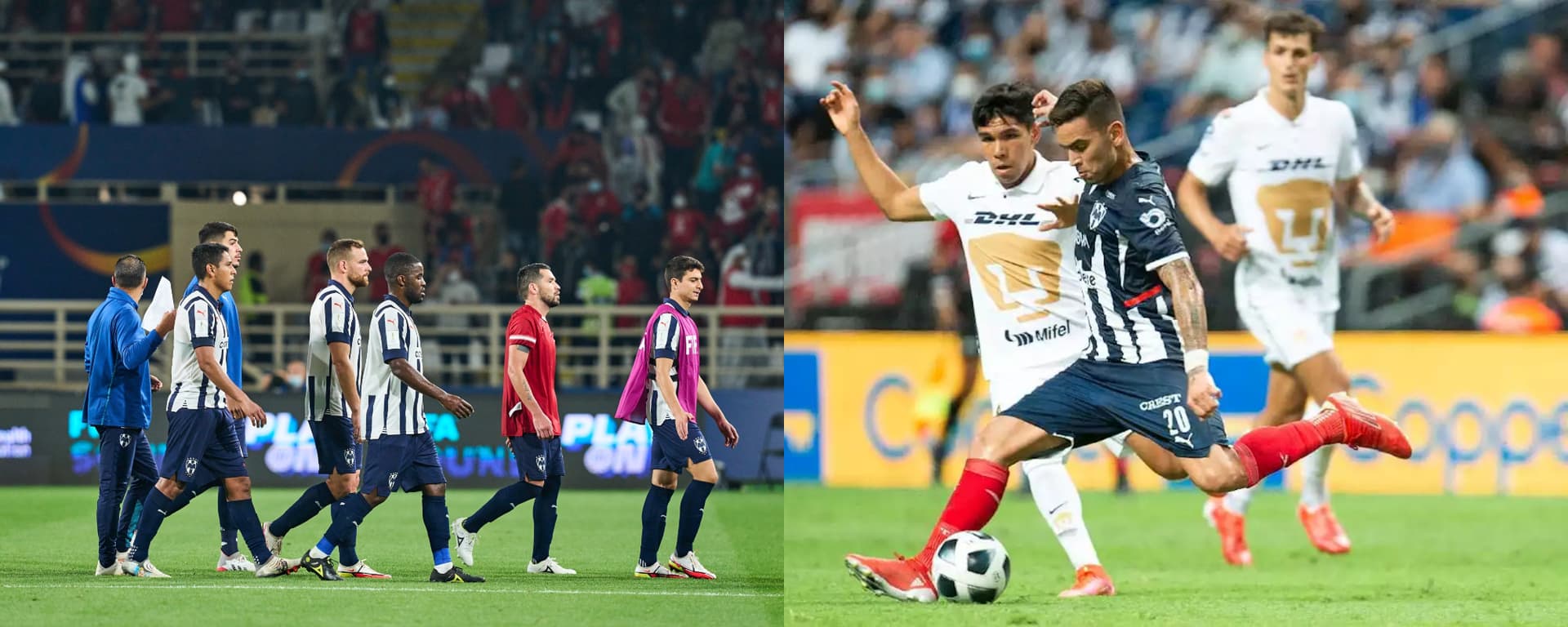 Rayados perdió contra Pumas que jugó todo el segundo tiempro con un hombre menos.