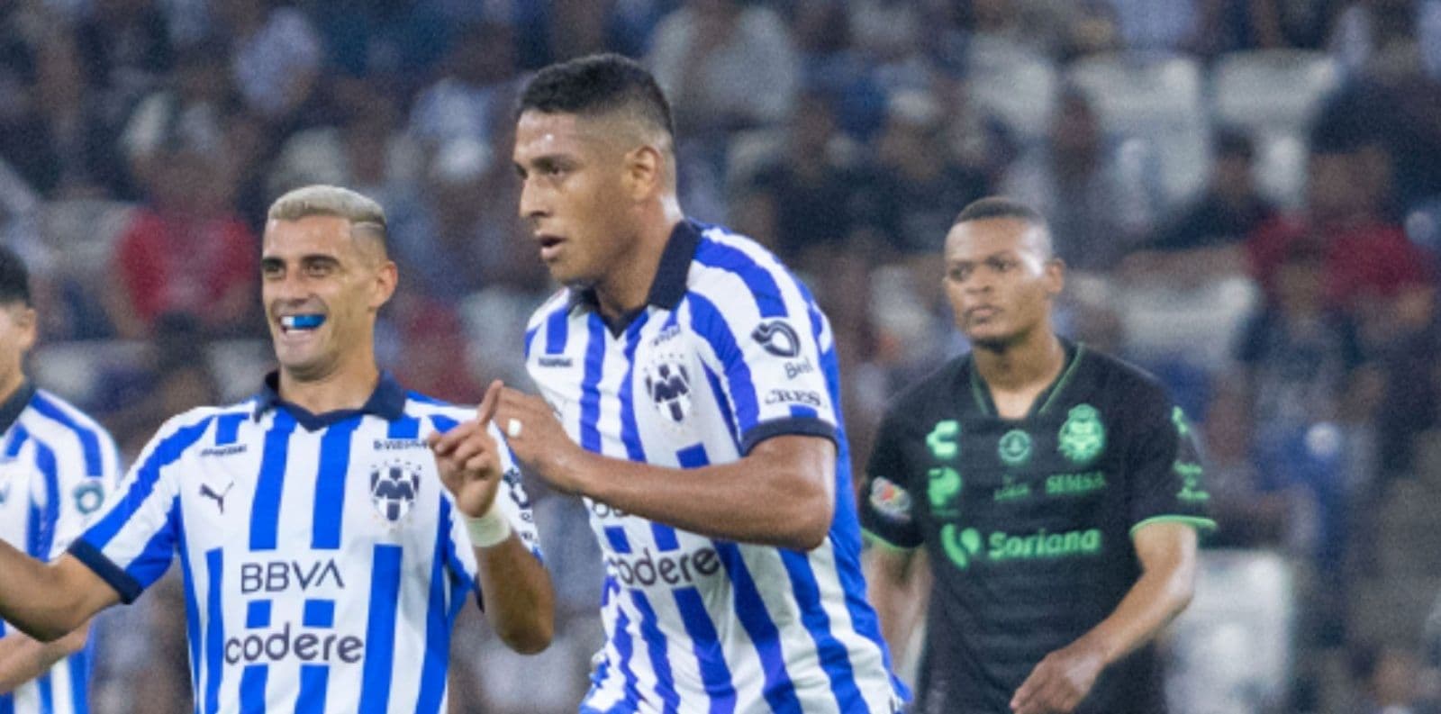 Rayados venció sin ninguna dificultad a Santos Laguna por 3 a 0, Germán Berterame se vuelve a llevar la noche