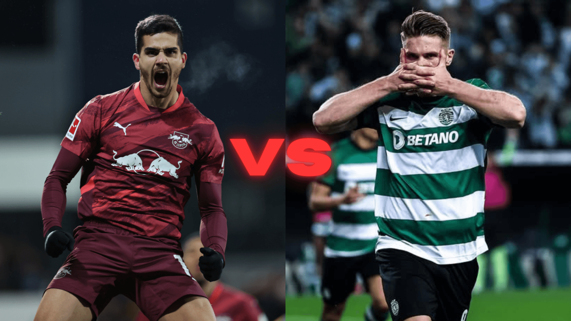 RB Leipzig vs Sporting CP | Fotos: @RBLeipzig y @SportingCP