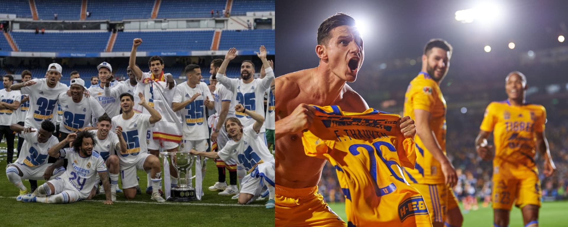 Real Madrid se coronó campeón de La Liga Española este sábado en la cancha del Santiago Bernabéu.