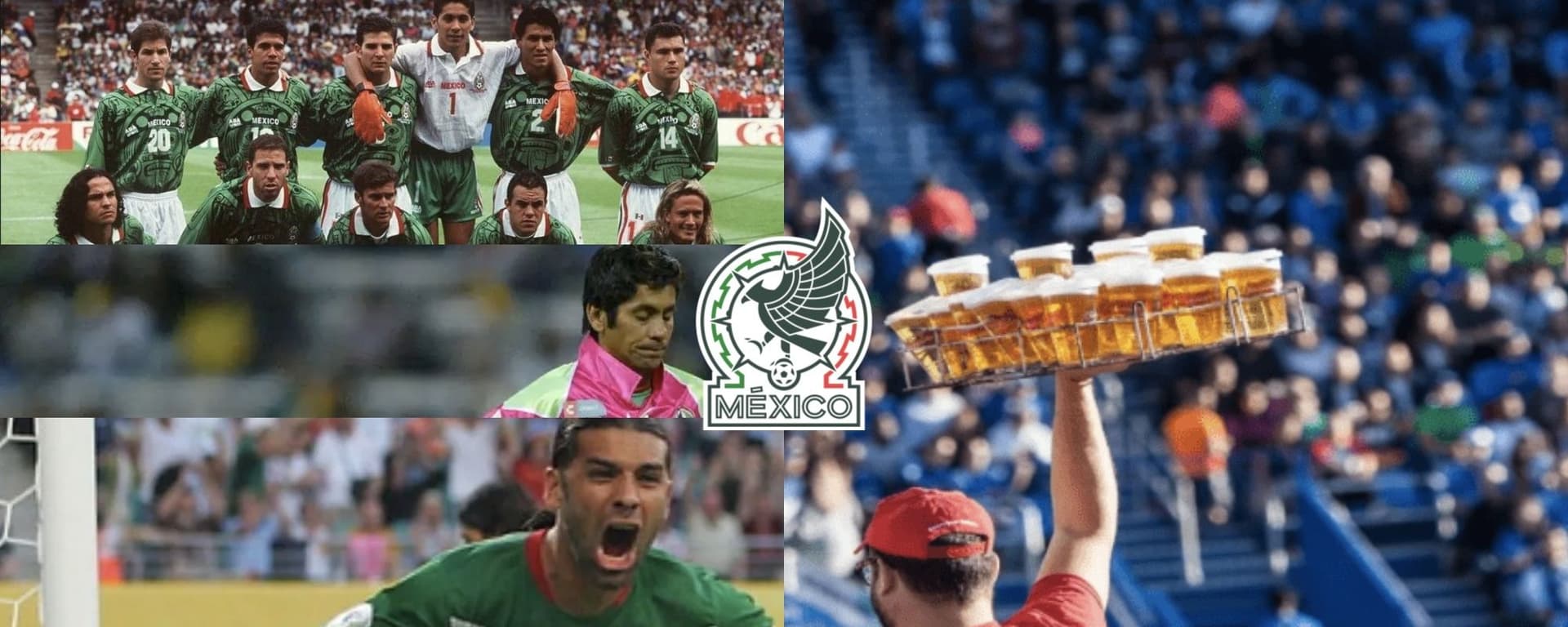 Rescató a la Selección Mexicana en una Copa del Mundo y ahora retirado vende cervezas.