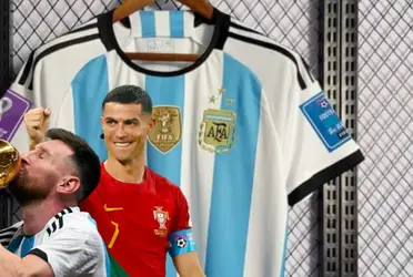 Revelan el costo que tendría el jersey de Lionel Messi con el que levantó la Copa del Mundo y la diferencia con la que subastó CR7