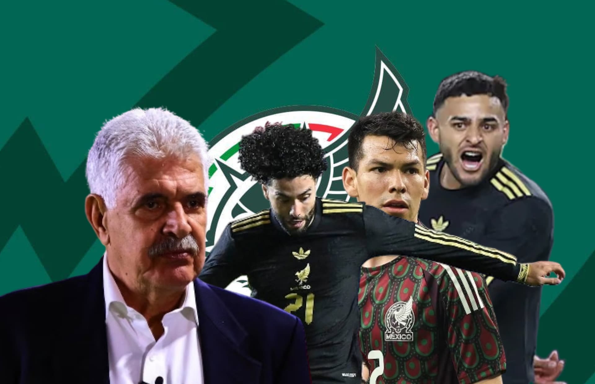 Ricardo Ferretti, César Huerta, Hirving Lozano y Alexis Vega/Foto Fan10.