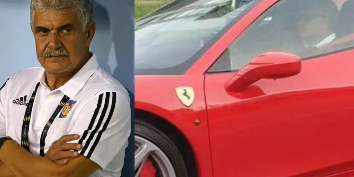 Ricardo Ferretti se despide de Tigres y de sus lujos. El Tuca reveló que hará con el Ferrari.