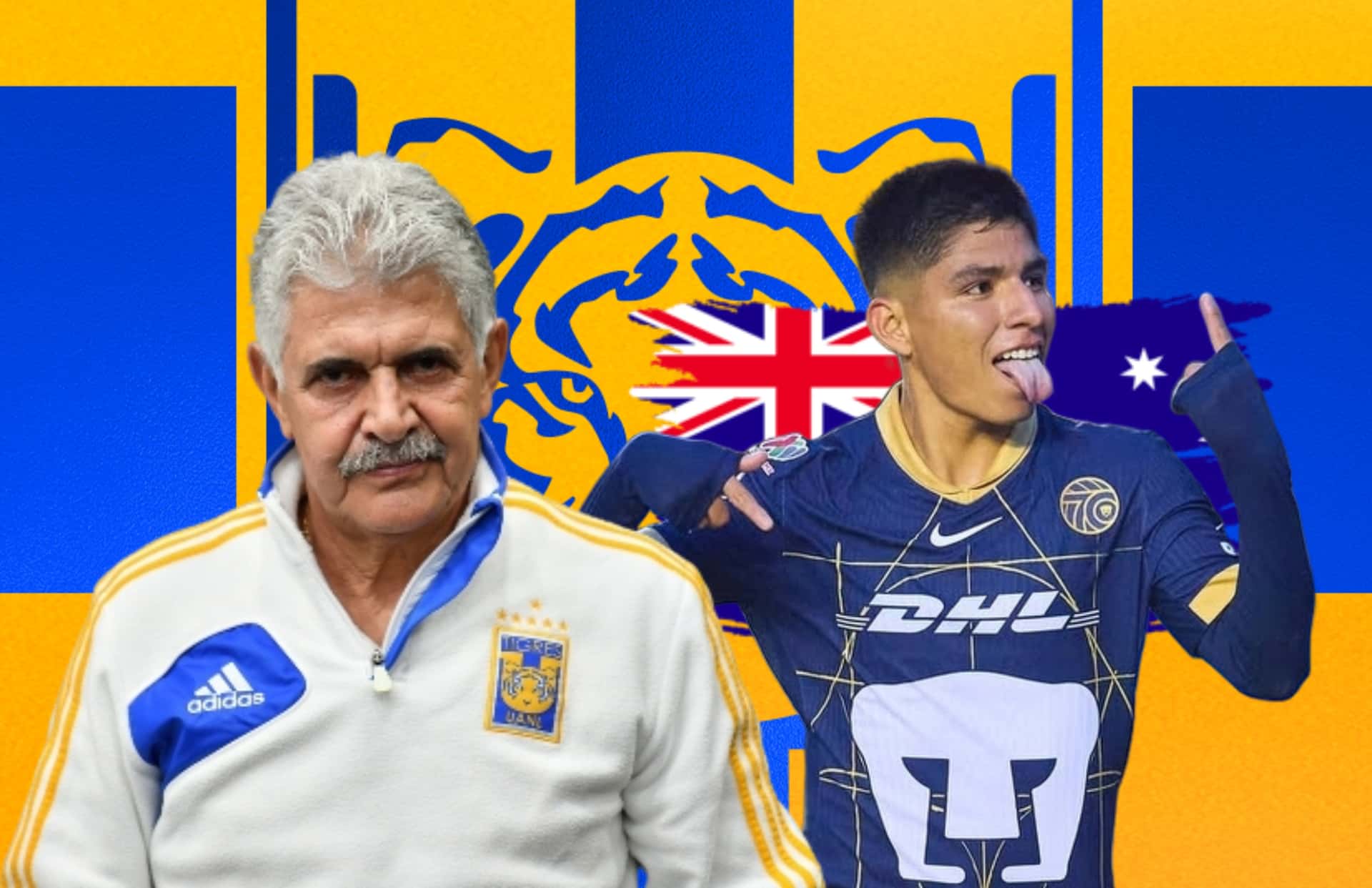 Ricardo Ferretti y Piero Quispe/ Foto Tigres.