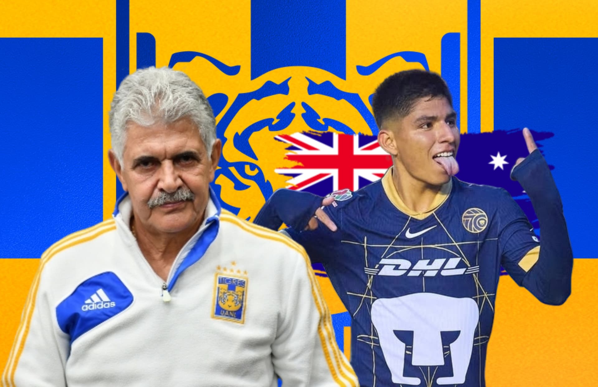 Ricardo Ferretti y Piero Quispe/ Foto Tigres.