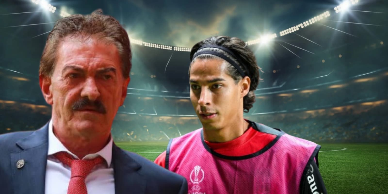Ricardo La Volpe junto a Diego Lainez / FOTO TYC SPORTS