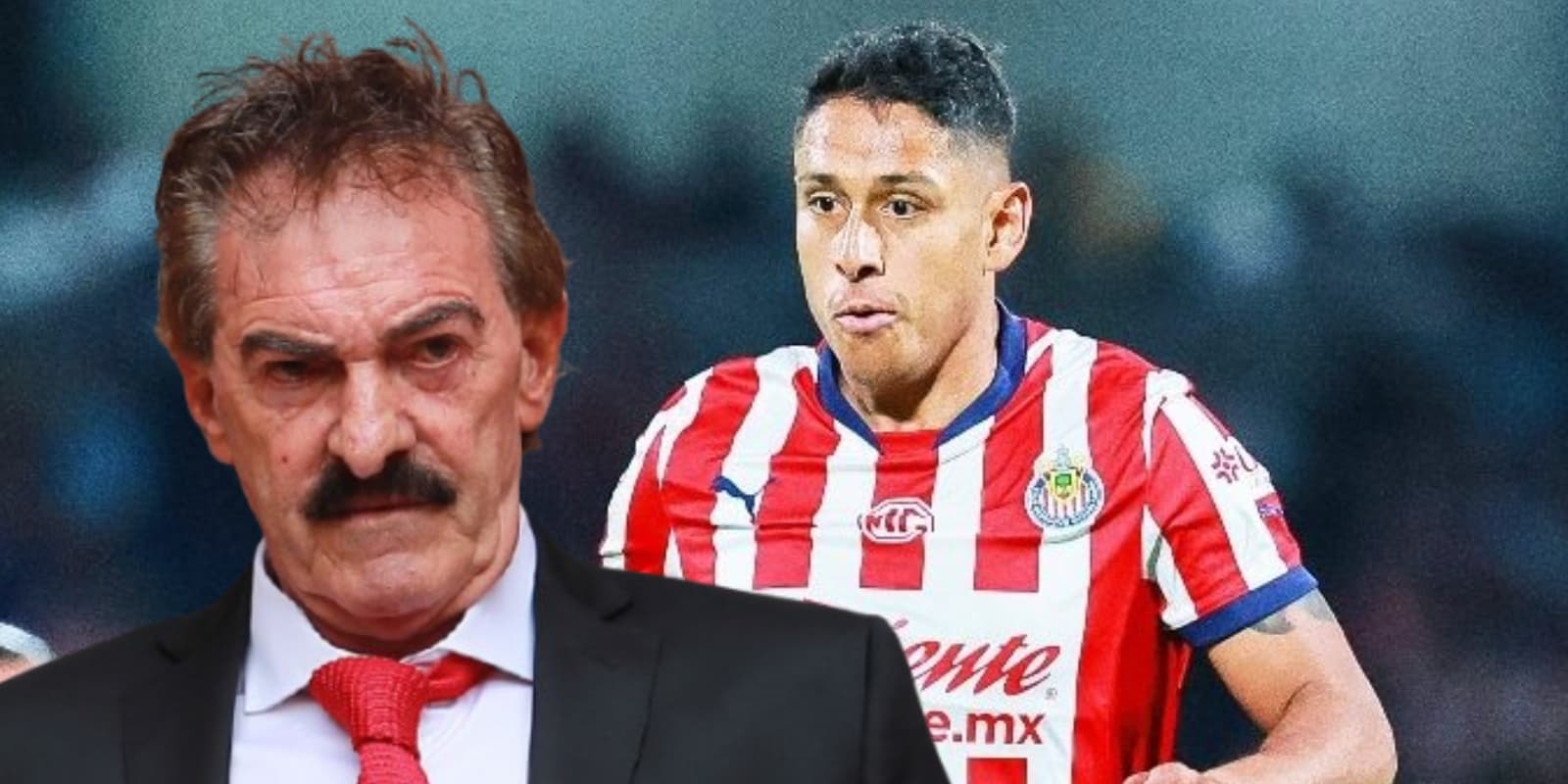 Ricardo La Volpe junto a Luis Romo / FOTO INFOBAE