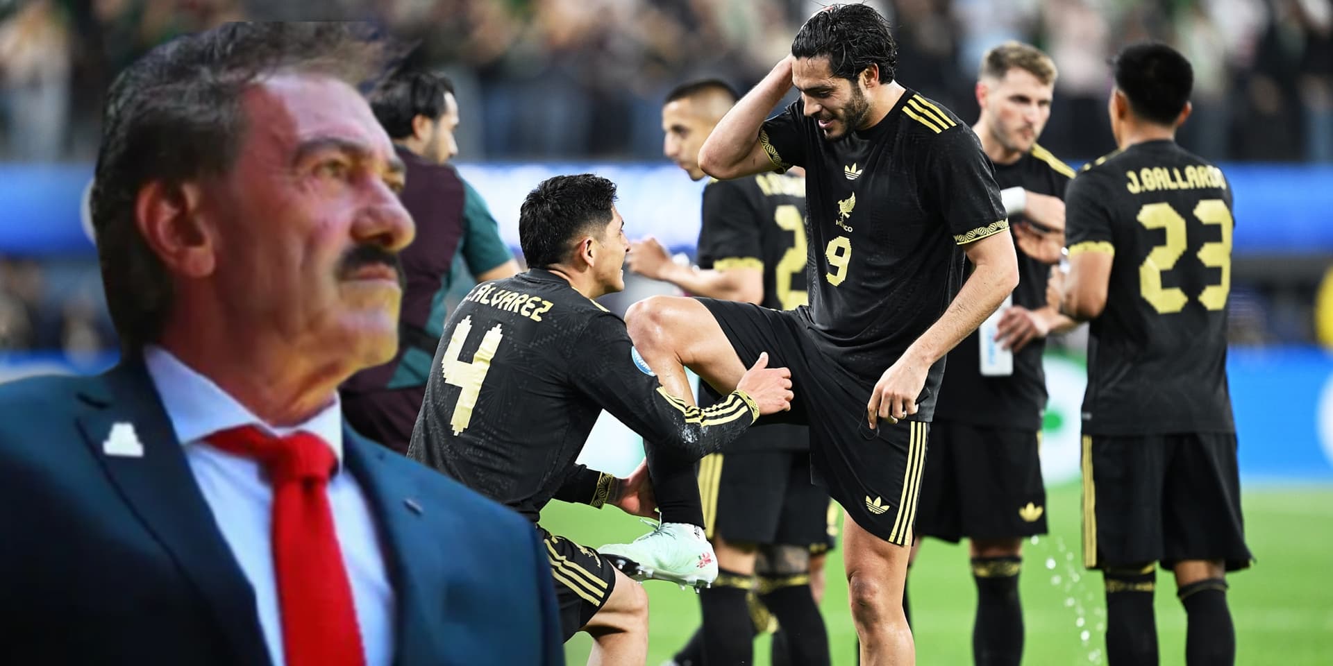 Ricardo la Volpe y Raúl Jiménez / FOTO: MEXSPORT